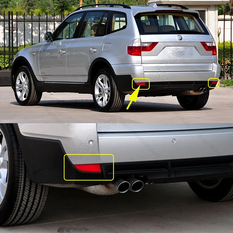 2007-2010 BMW X3 (E83) 63147162217 63147162218 용 후방 범퍼 반사판 경고 반사 스트립