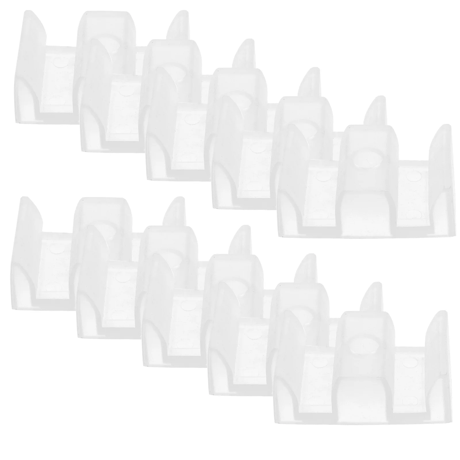 

10 Pcs Bathroom Door Pulley Positioning Bumper Shower Guide Glass Bottom Pad Stopper