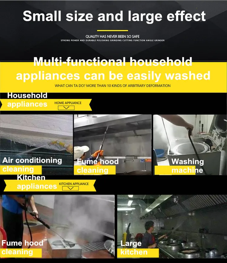 Description Picture 5 of itemMultifunction Steam Cleaner Machine High Temperature High Pressure Air Conditioner Range Hood Car Commercial Cleaning Tools