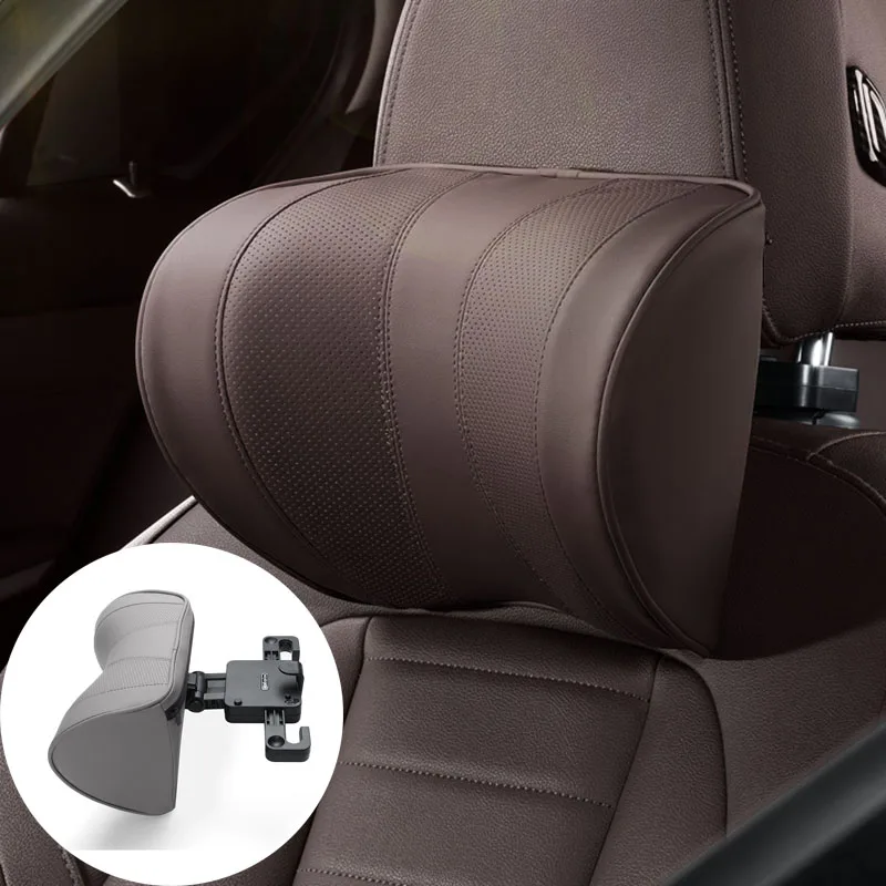 Pillow for Adults Memory Foam Headrest Seat U shaped Pillows 1PCS Adjustable Car Headrest Travel Rest Car Shoulder Neck Support