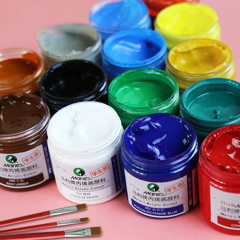 100mlMulticolorCannedAcrylicPaintChildrensArtCreationNon