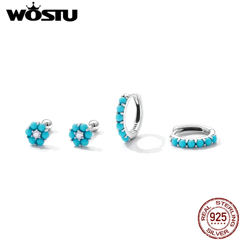 Orecchini a cerchio per ragazze Orecchini piccoli in argento sterling 925 Orecchini opali sintetici Orecchini cartilaginei ipoallergenici per le donne Orecchini con fulmini carini