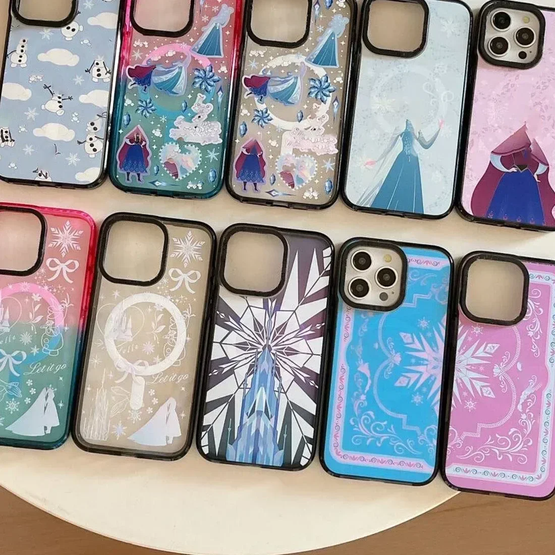 MagSafe Acrylic Snowflake iPhone 11 12 13 14 15 Pro Max Case - Protective iPhone Case with MagSafe