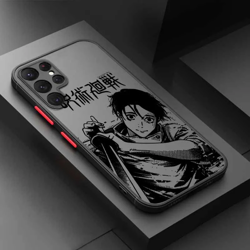 Jujutsu Kaisen Fantasy Anime Frosted Translucent Phone Case