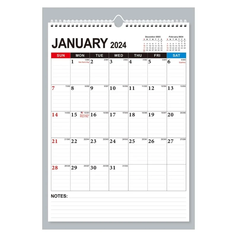 

Convenient Appointment Task Organizers Wall Calendar for Office Classroom Monthly Hanging Calendar Wide Application