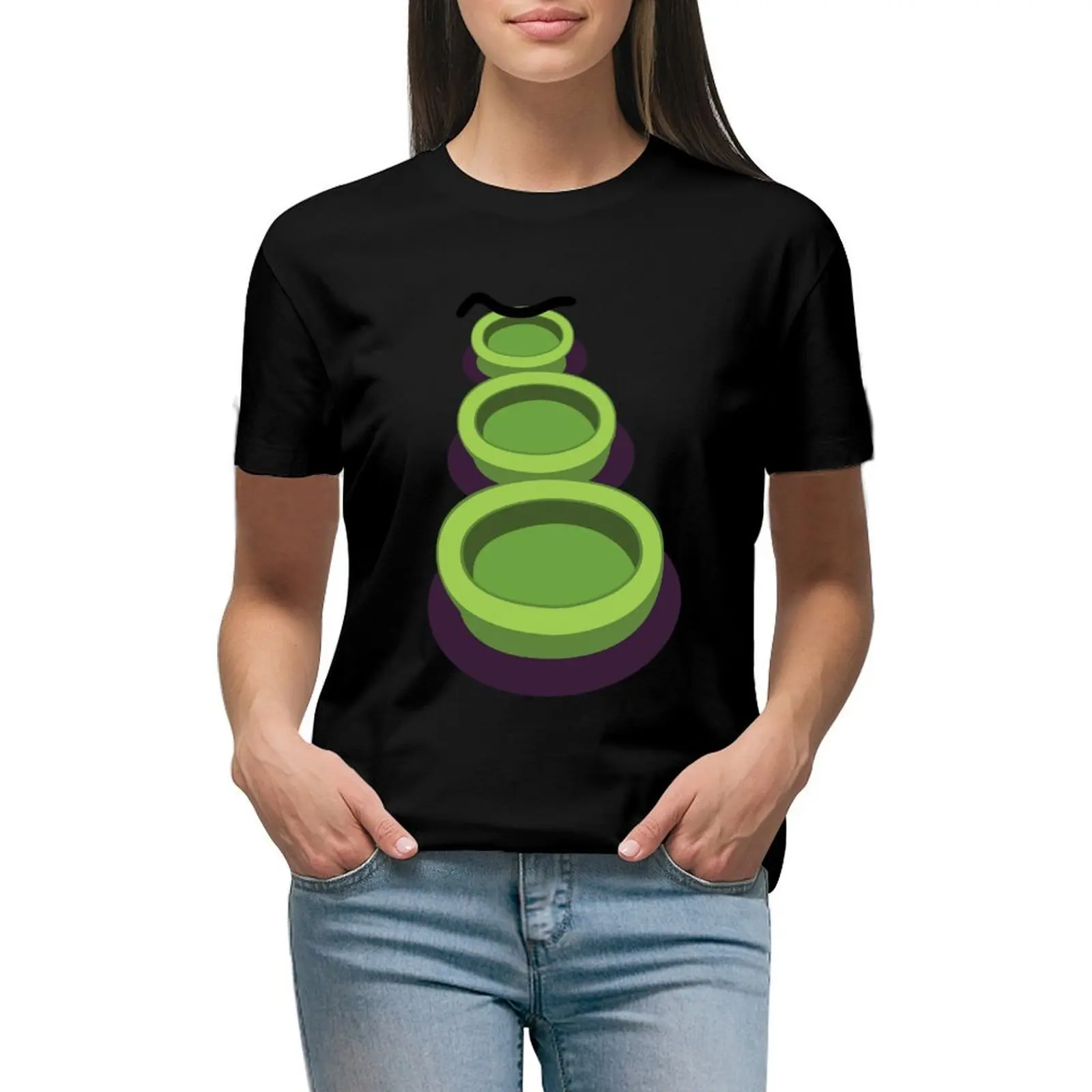

Purple Tentacle T-shirt cute clothes Blouse Female clothing T-shirts for Women