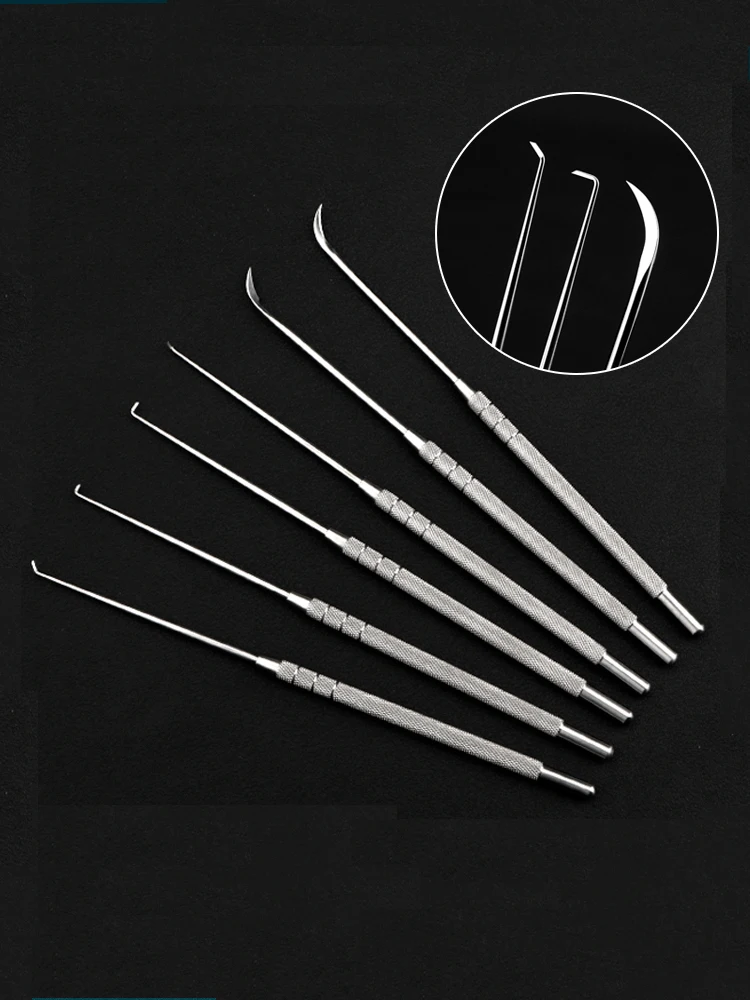 

Stainless steel tenosynovitis crochet knife large and small pulling hook hook hook knife with blade tooth hook