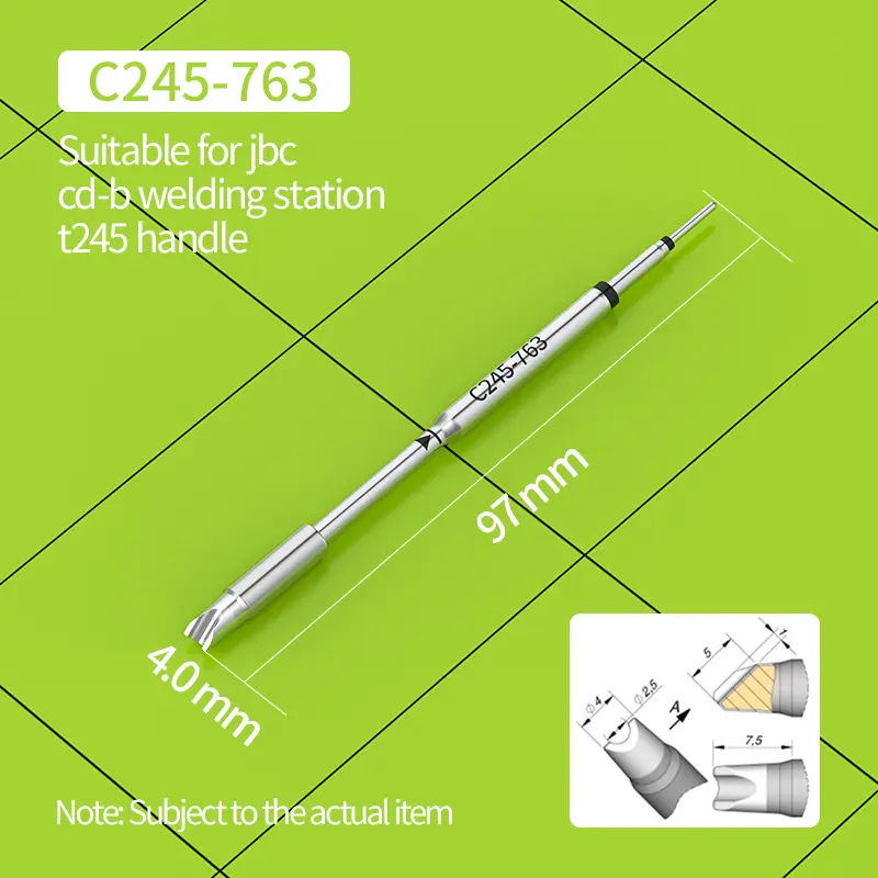 C245 Soldering Tip C245-405/793/965/651/654/667/751/754/731/763 Soldering Iron Tip Compatible JBC T245 Soldering Station Handle image 16