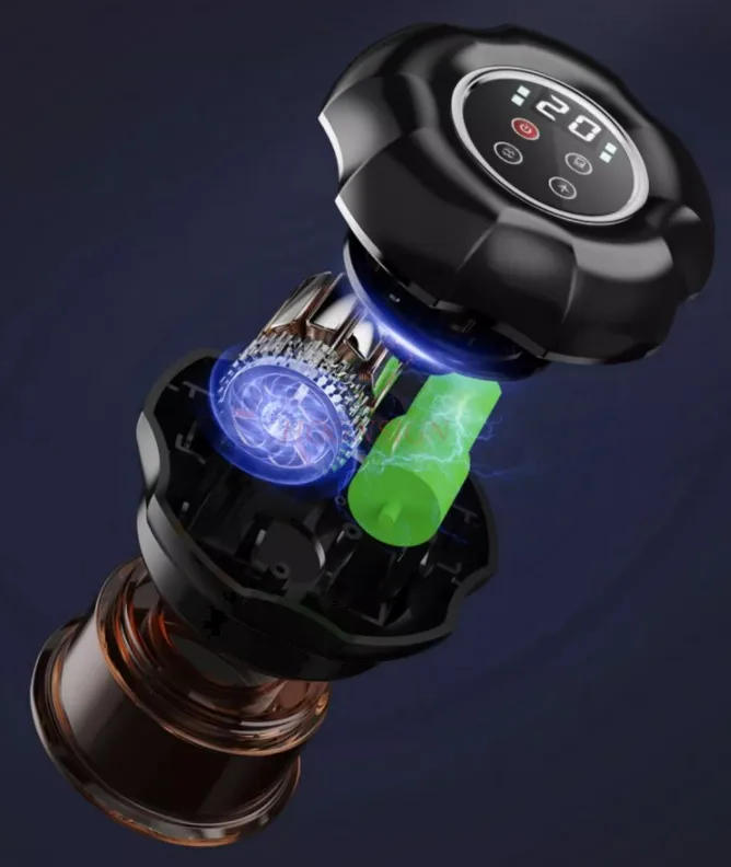 Intelligent Vacuum Cupping Massage Device 12 Gears Electric Heating Scraping Suction Cups Physical Fatigue Relieve Guasha Cans 3