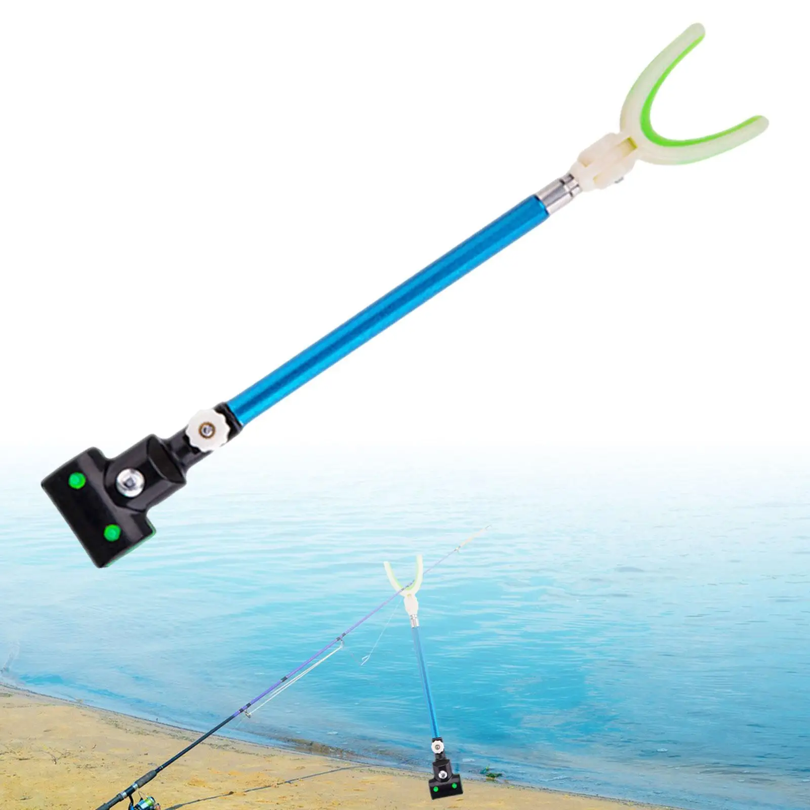 Fishing Rod Holder Durable Flexible Support Accessories Rod Rotating Support