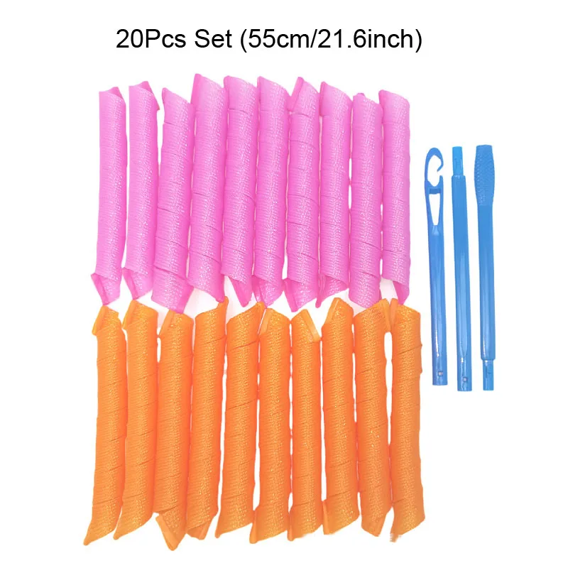 Hair Styling Tool Hair Curling Tools 20Pcs Portable Magic Hair Curler Wave Formers
