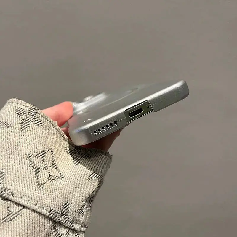 Frameless Metal Paint Phone Case with MagSafe Compatibility