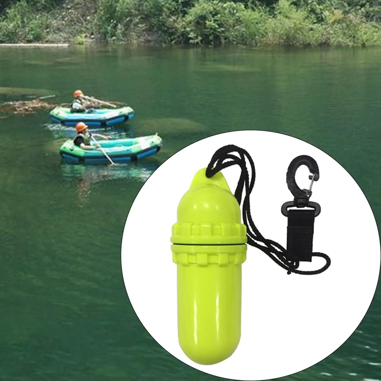 Boîte de rangement,Boîte sèche étanche pour plongée sous marine et kayak, 1  pièce, accessoires d'équipement, étui et Clip - Type PP
