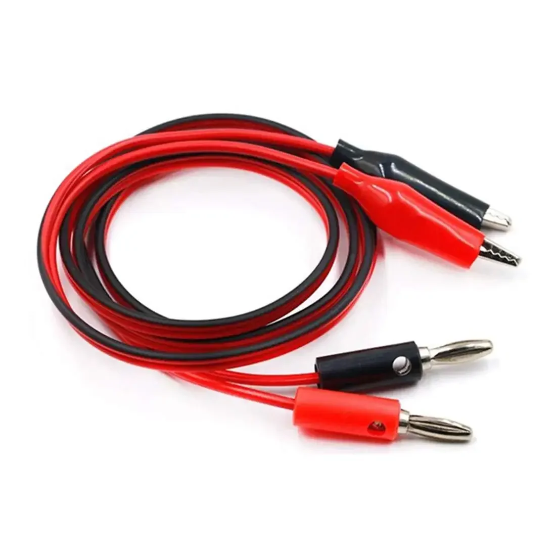 Crocodile clip connecting wire 2-claw design Flexible For voltage testing Suitable for industrial measuring instrumen