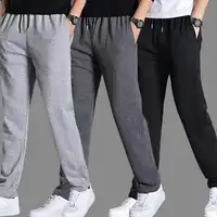 New Korean Straight tube Men Casual Sports Pants Running Workout Jogging Long Pants Gym Sport Trousers for Men Jogger Sweatpants