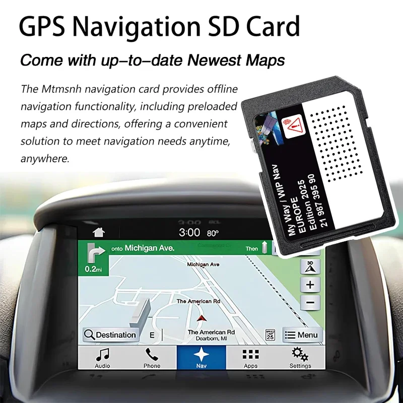 Maps Europe Morocco Update Sat Nav WIP Nav system SD Card for Peugeot 207 308 3008 407 508 Expert Partner Car T1000-39240
