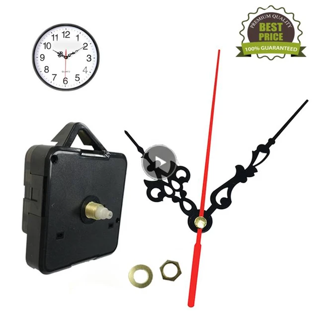 Mecanismo de movimiento de reloj de pared con manecilla , de motor de reloj  de de barrido silencioso DIY tus propias piezas de reloj Sunnimix  movimiento de reloj de cuarzo