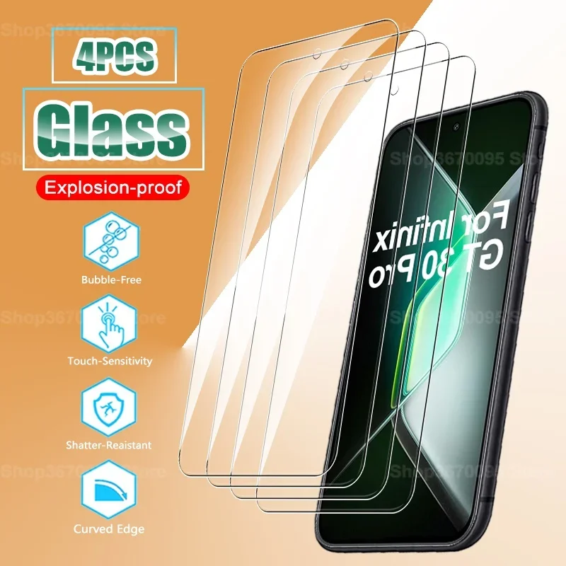 8-in-1 Tempered Glass Screen Protector - Case Friendly, 6.78 Inch