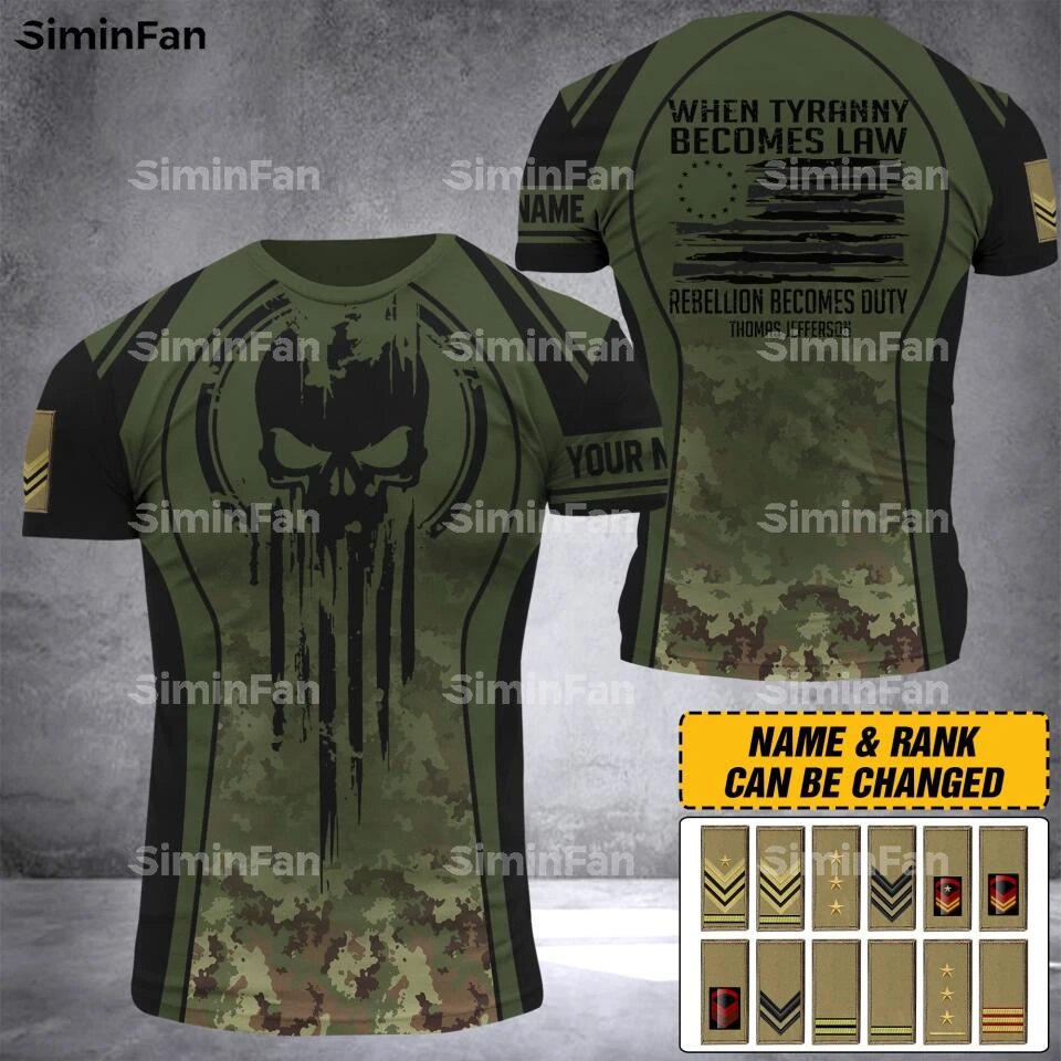 Customize ITALIAN ARMY SOLDIER 3D Printed CAMO T-Shirts Men Summer Round  Neck Tee Female Casual Top Unisex Harajuku Streetwear - AliExpress