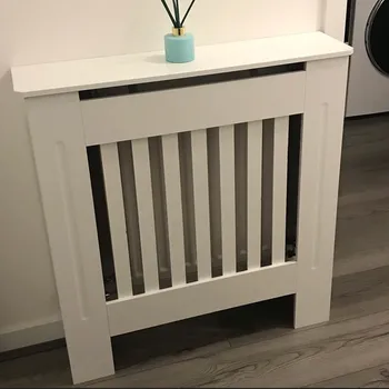 Super Tall 100CM Radiator Cover Strong Grill Shelf Cabinet MDF Cupboard Modern Vertical/Horizontal Style 2