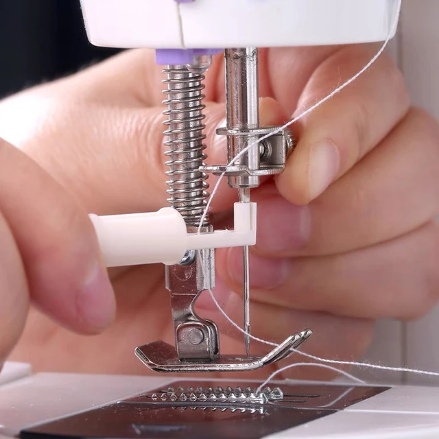 1/2pcs Automatic Sewing Threader Stitch Insertion Tool Quick Threader Needle Changer Hold Needles Firmly Sewing Supplies 5