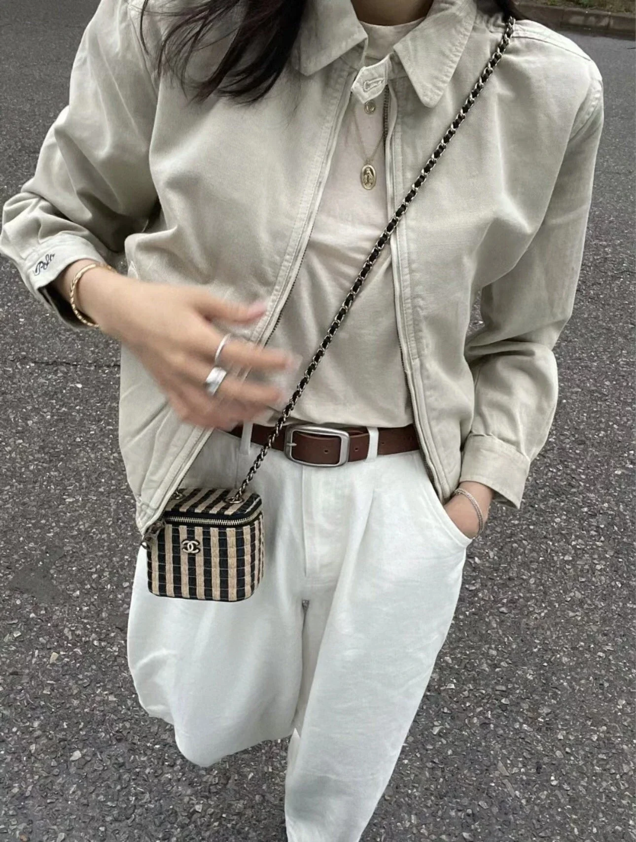 

Женская винтажная куртка на молнии, с отложным воротником и логотипом пони