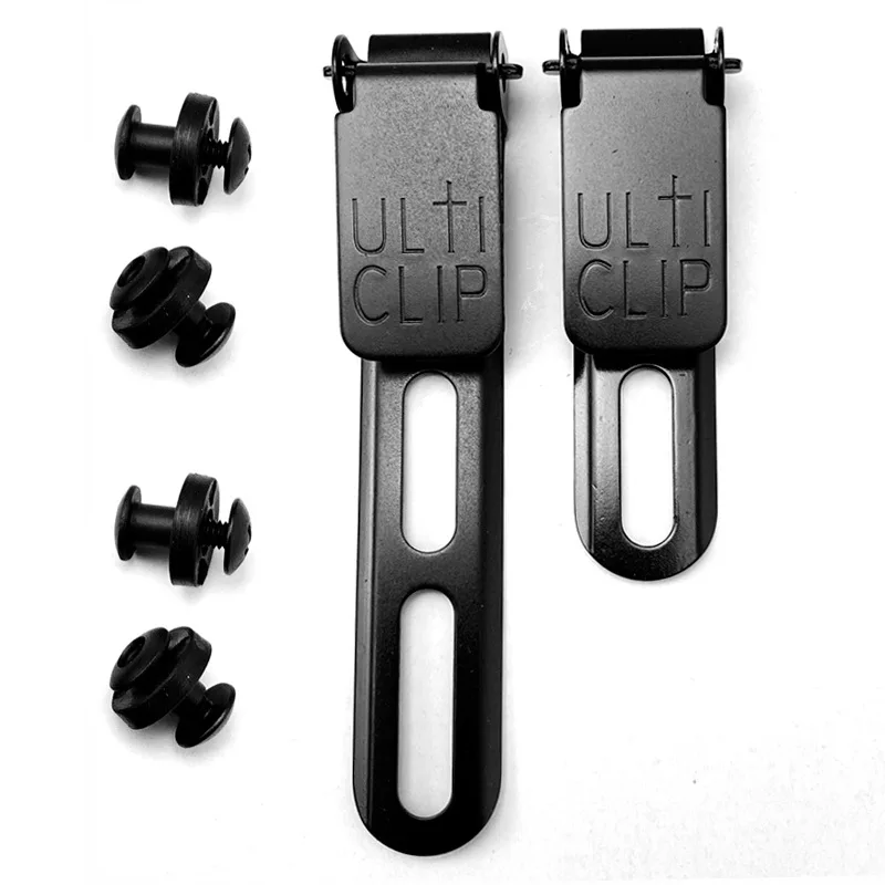 

Ulticlip Sheath waist clip Scabbard Parts For Knife and holsters Belt Clip Loop With Screw Fits Applications Tool Part