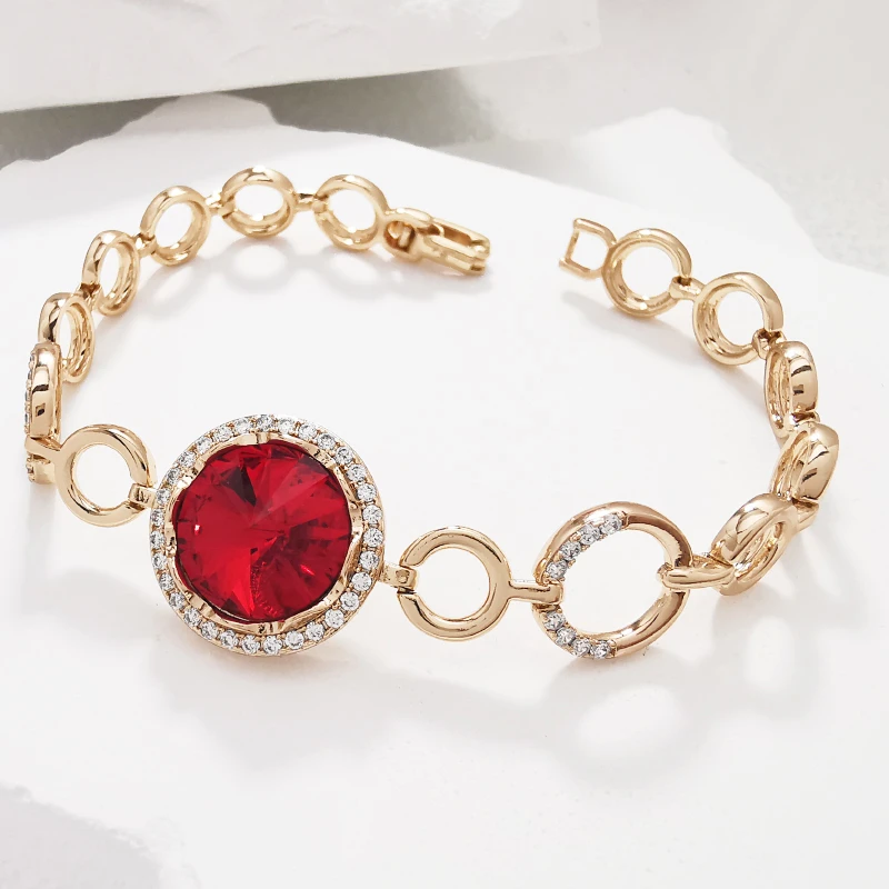 Round Designer Bracelets For Women Luxury Wedding Party Jewellery New