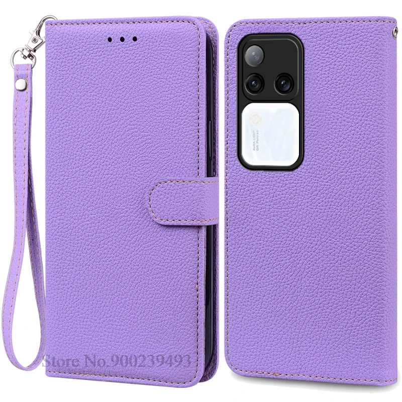 Leather Flip Wallet Case with Stand Feature