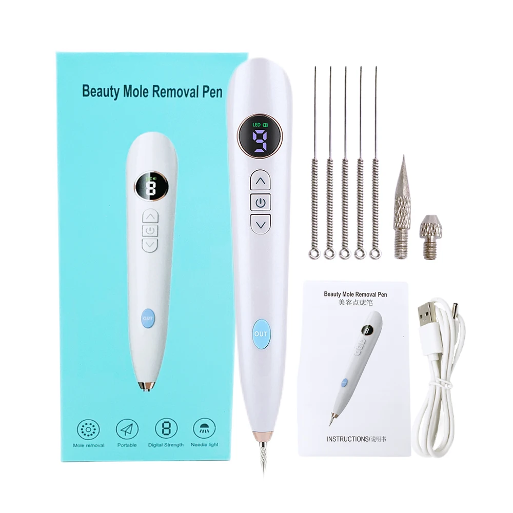 Freckle Remover Machine Mini Laser Plasma Pen Mole Removal Dark Spot Remover Skin Wart Tag