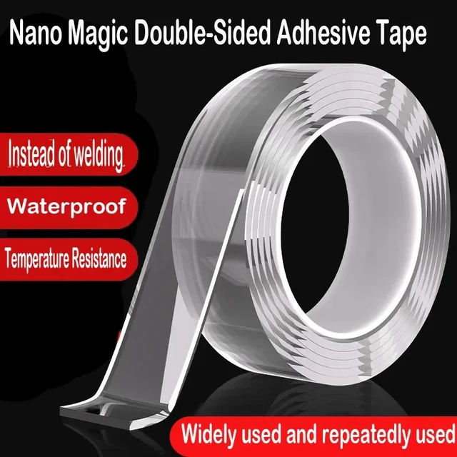 Nano Tape Super Strong Double Sided Tape Extra Strong Adhesive Non-slip  Tape Waterproof Tape Stationary