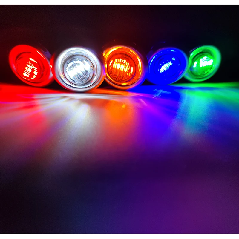 Ʈ�� Ŭ����� ����Ʈ �� ���� LED ���̵� ��Ŀ ǥ�õ�, Ʈ���� �ڵ��� ��Ŀ ��Ʈ��, 3/4 ��ġ, 12V, 24V, 2 ��