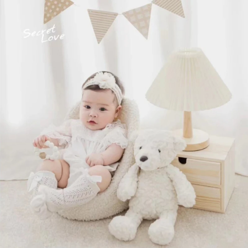 

Newborn Baby Photography Props Nordic Home Theme Set Light Sofa Bear Decoration Fotografia Photoshoot Studio Shoot Photo Props