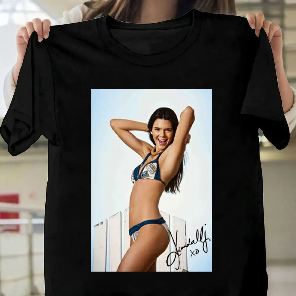 Hot Kendall Jenner T-Shirt Country Music Black S-234Xl Tee Thaeb01659
