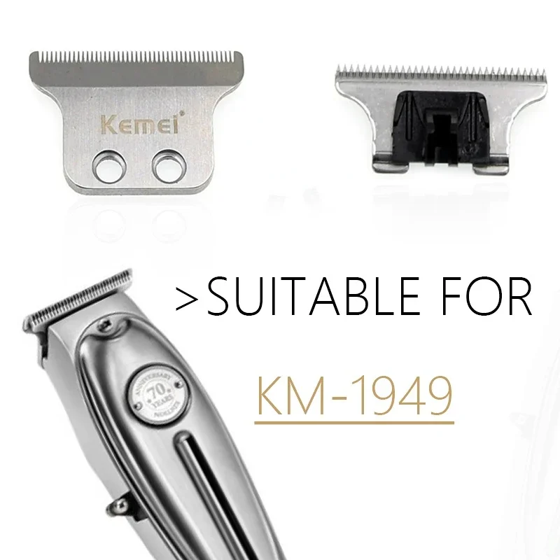 Kemei KM-1949 오리지널 클리퍼용 교체 블레이드, 전문 헤어 트리머, 커팅 나이프 헤드 부품 액세서리