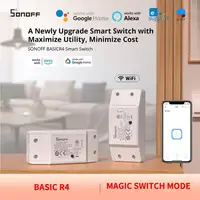 Sonoff Basic-r4 Mini Wifi Smart Switch Upgraded Basicr2 Magic Switch Mode Esp32 Support Home Assistant Alexa Alice Ewelink App 1