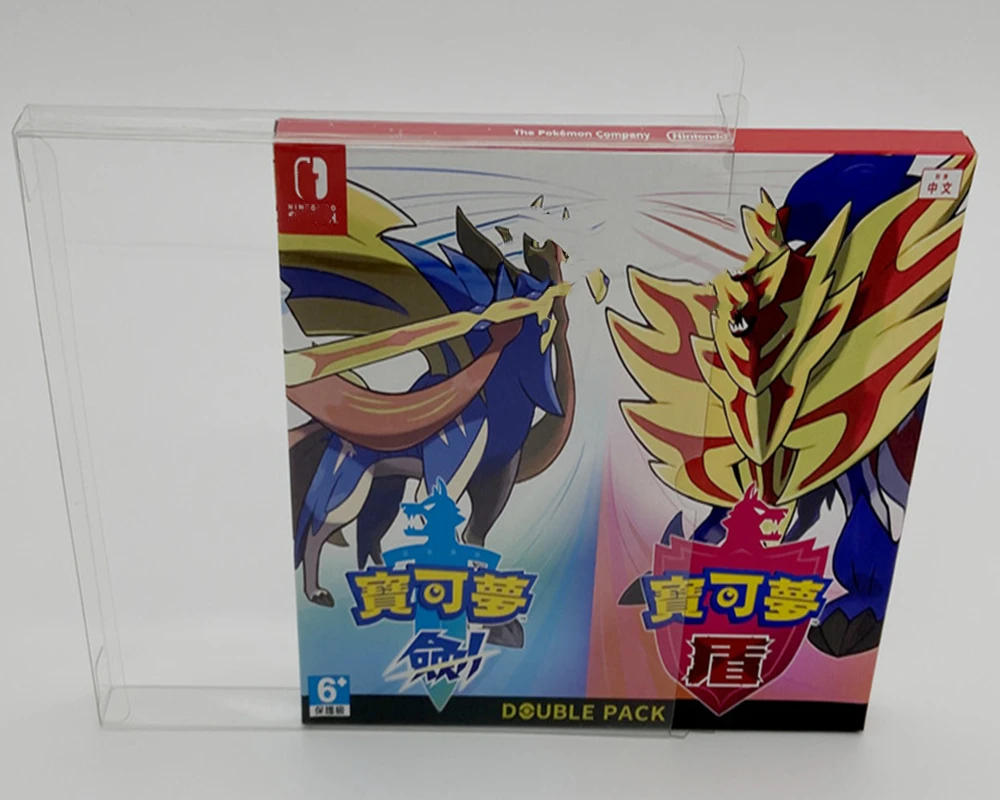Protezione Trasparente Per Scatola Per Nintendo Switch/Ns/Pokemon Sword/Pokemon Shield Collect Game Shell Storage Clear Display Case