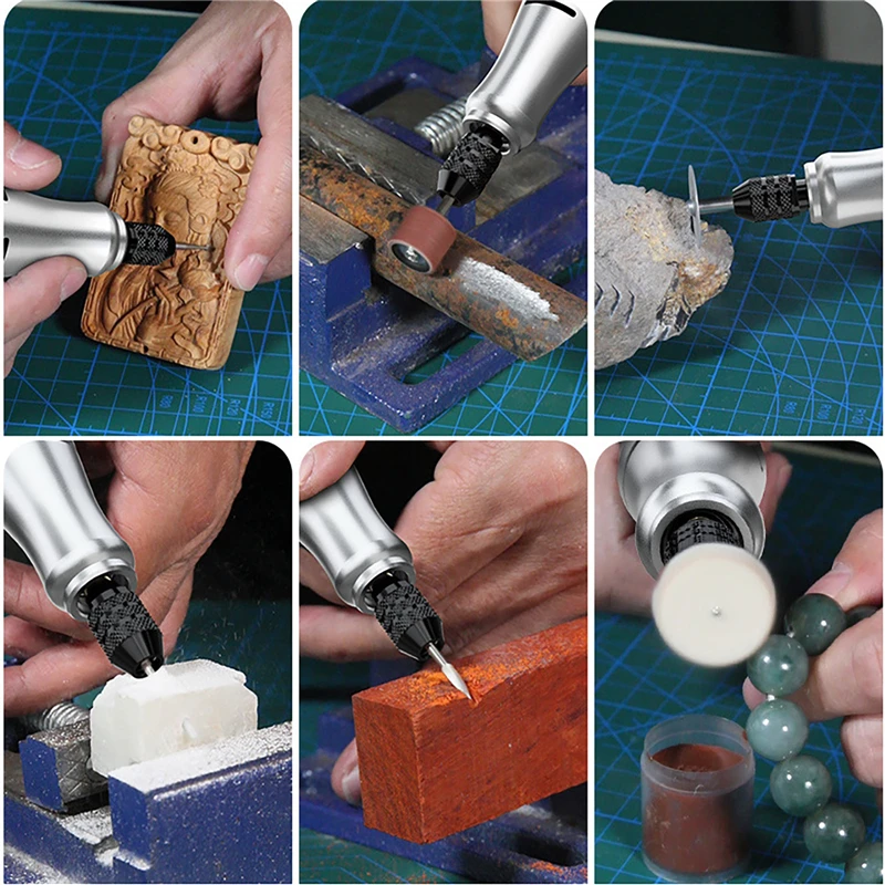 Mini Electric Grinder Stepless Speed Regulation Electric Drill Mini Drill Variable Speed Rotary Tool for 18V-21V Makita Battery 3