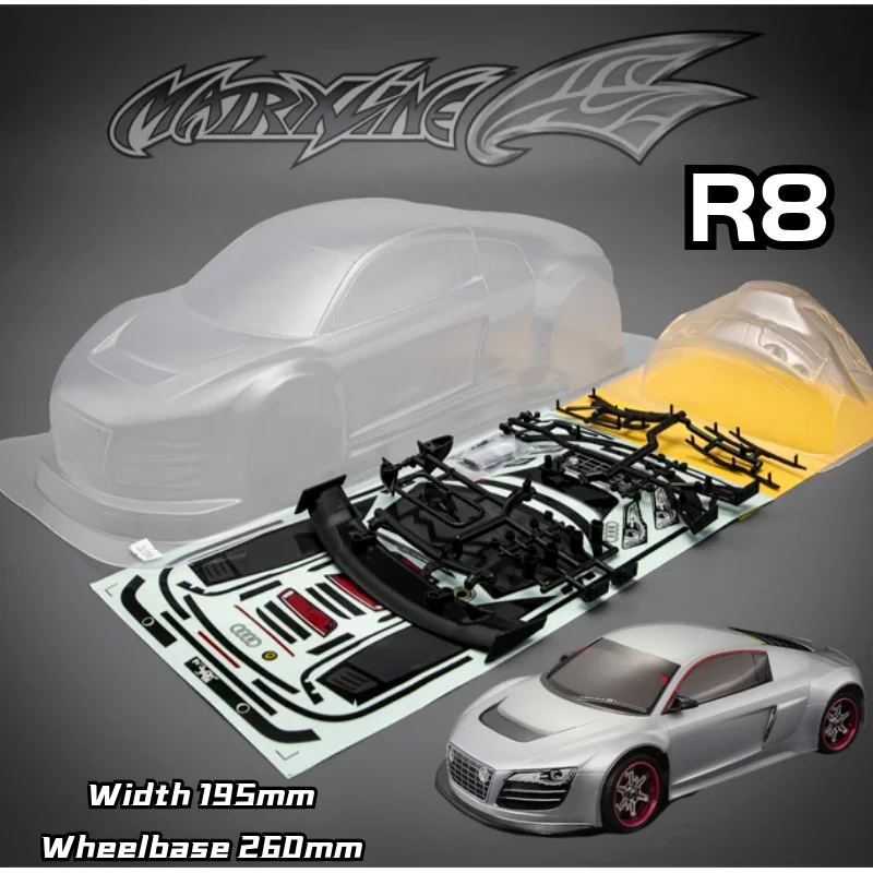 Coque de carrosserie de voiture RC 1/10 Type-R EK9 M, empattement