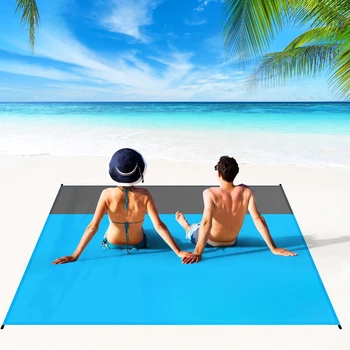 Pocket Beach Blanket Folding Camping Mat Mattress Portable Lightweight Mat Outdoor Picnic Mat Sand Beach Mat
