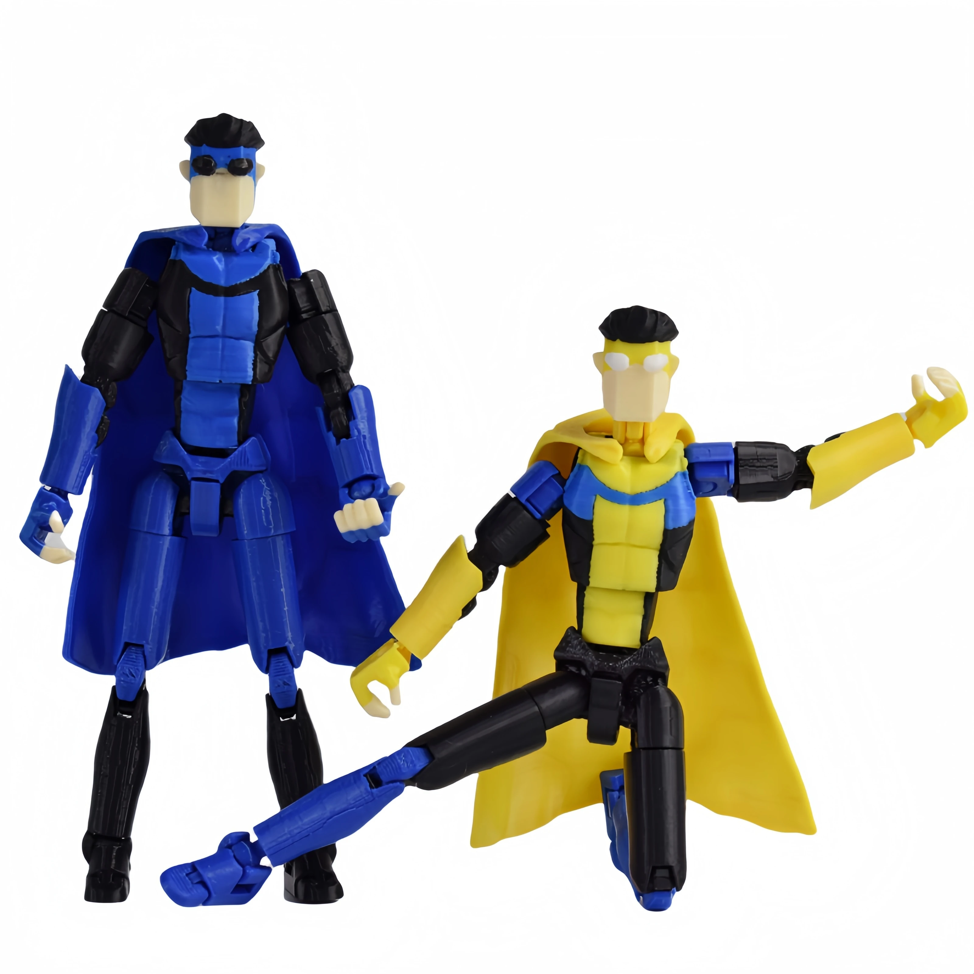 Invincible Action Figure 3D Printed Mark Grayson Action Figures Multi-Jointed Poseable Collectible Toy Gift for Fans Ornaments