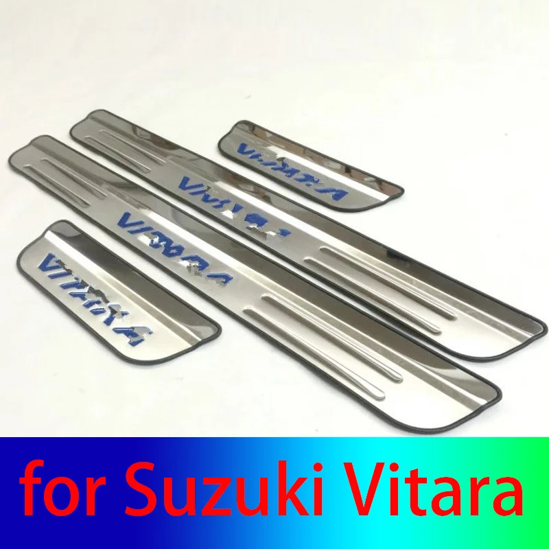 Car styling Stainless Steel car external Scuff Plate/Door Sill Door
