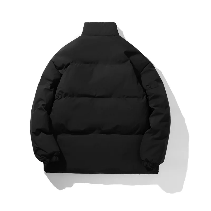 Winter Jacket Men Parkas Thicken Warm Coat Mens Stand Collar Solid Color Casual Parka Women Fashion New Streetwear 5XL