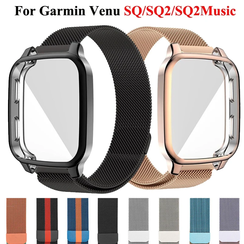 Enhanced Title: Premium 2-in-1 Protective Case and Milanese Loop Bracelet