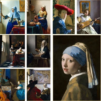 Girl with A Pearl Earring Mural 1
