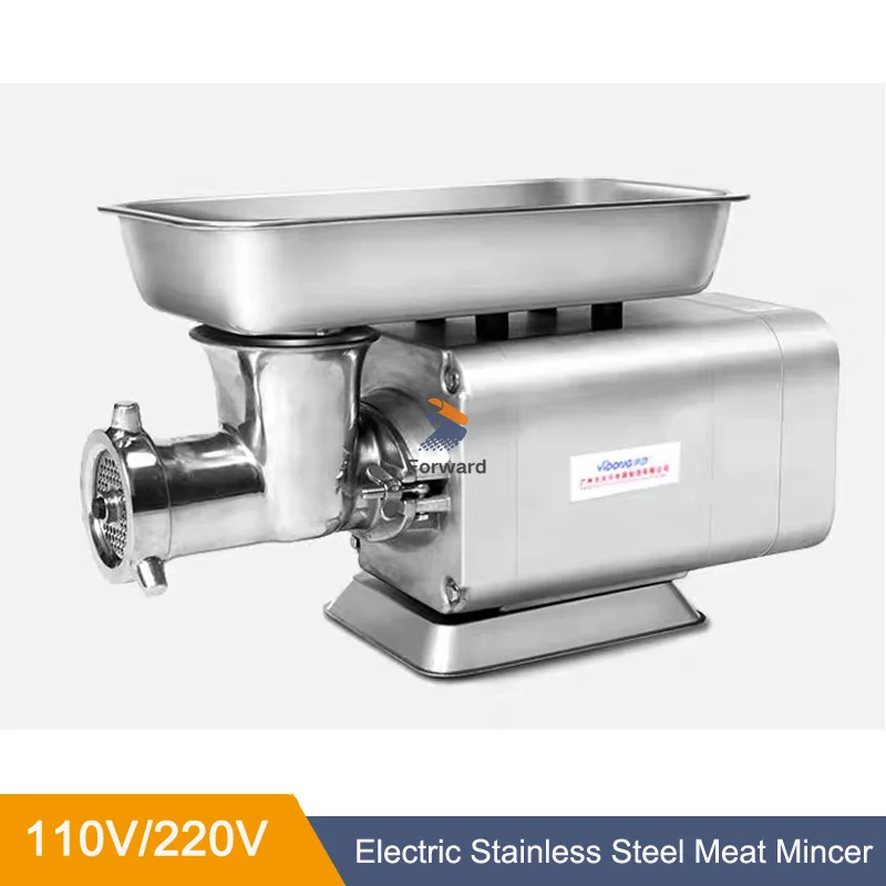 Electric Meat Grinder, 220V Heavy Duty Stainless Steel Meat Mincer, Sausage  Stuffer Maker, Food Processor, Home Kitchen & Commercial Using Mincer Meat