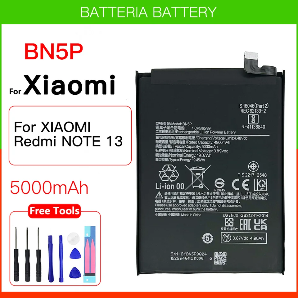 Kit Réparation Batterie Xiaomi Batterie Compatible Xiaomi BN5P