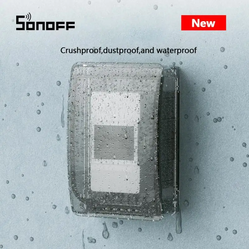 

SONOFF Waterproof Box R2 Water-resistant Compatible With SONOFF TH Elite/ TH Origin/ POW Elite/ POW Origin/ M5/ TX/ NSPanel