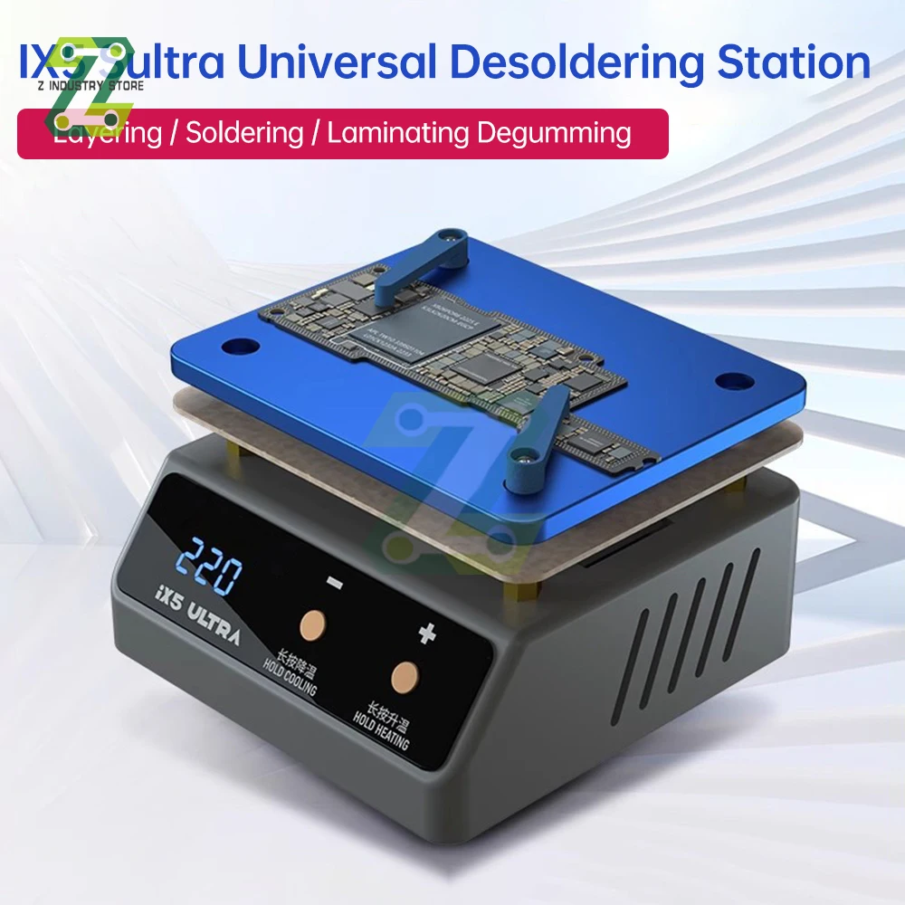 

IX5 110V /220V Preheating Soldering Station Constant Temperature Motherboard Degumming Soldering Station