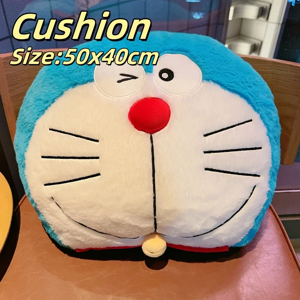 Japanese Style Doraemon Plush Headrest and Seat Belt Cover Set
